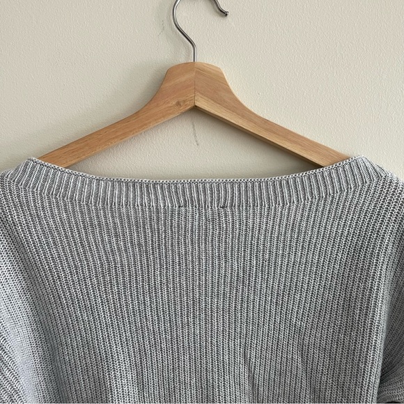 NWT Express Crop Grey Sweater - Picture 6 of 8